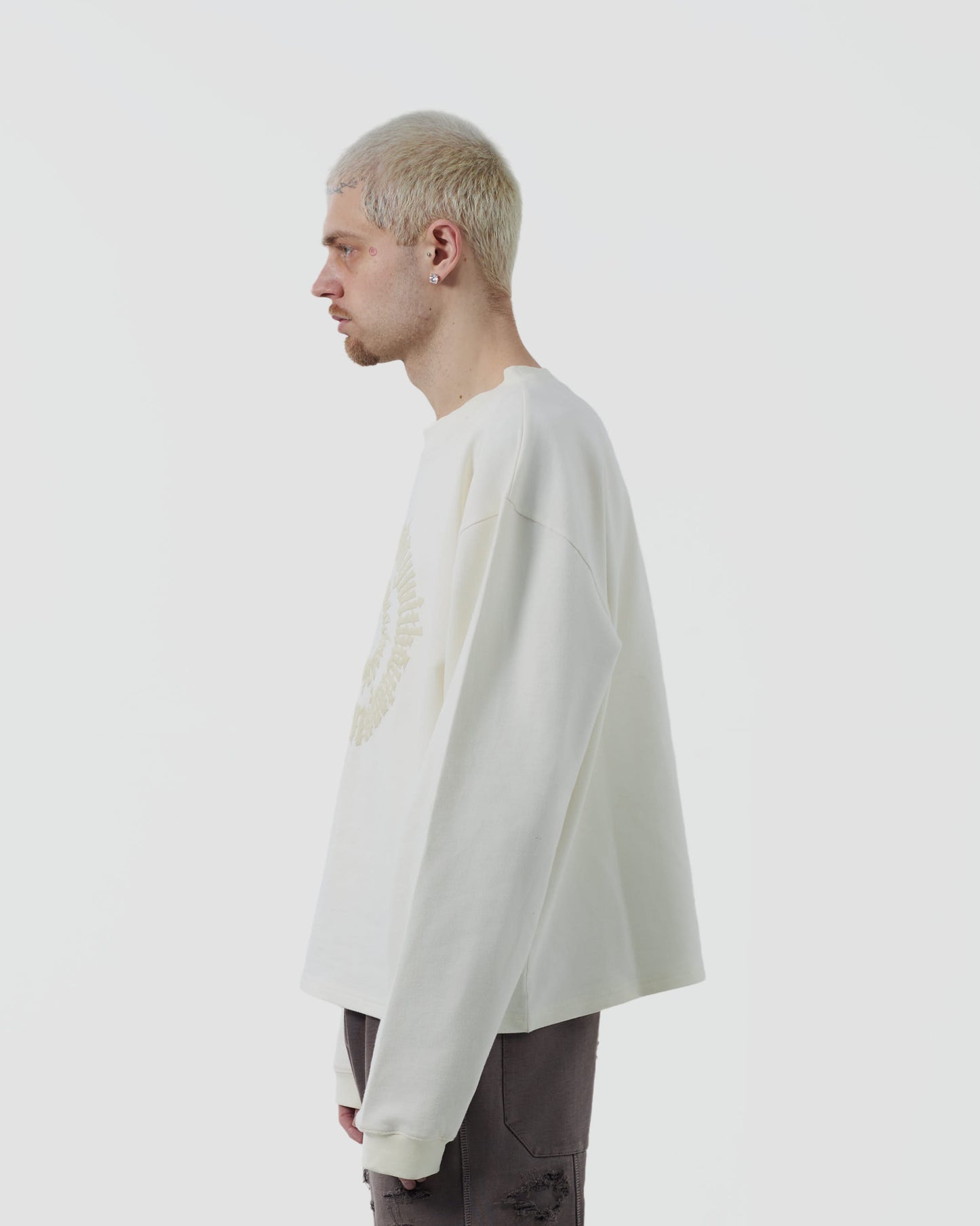 TONAL LONG SLEEVE CREAM