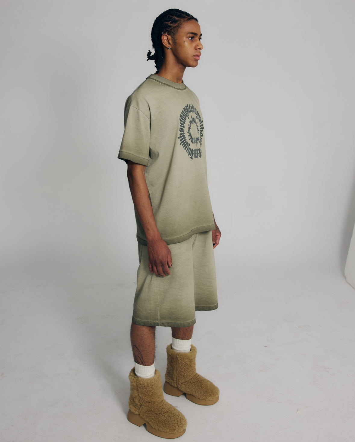 ADWOA SWAMP SHORTS KHAKI