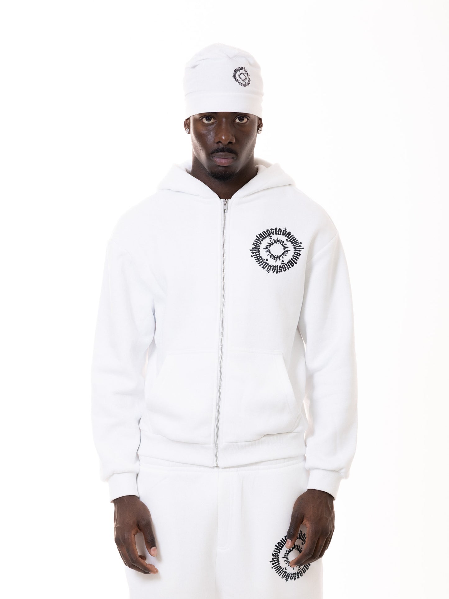 ADWOA PHILOSOPHY UNIFORM HOODIE WHITE
