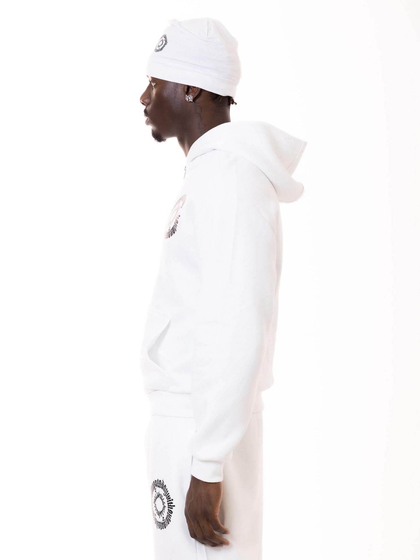 ADWOA PHILOSOPHY UNIFORM HOODIE WHITE