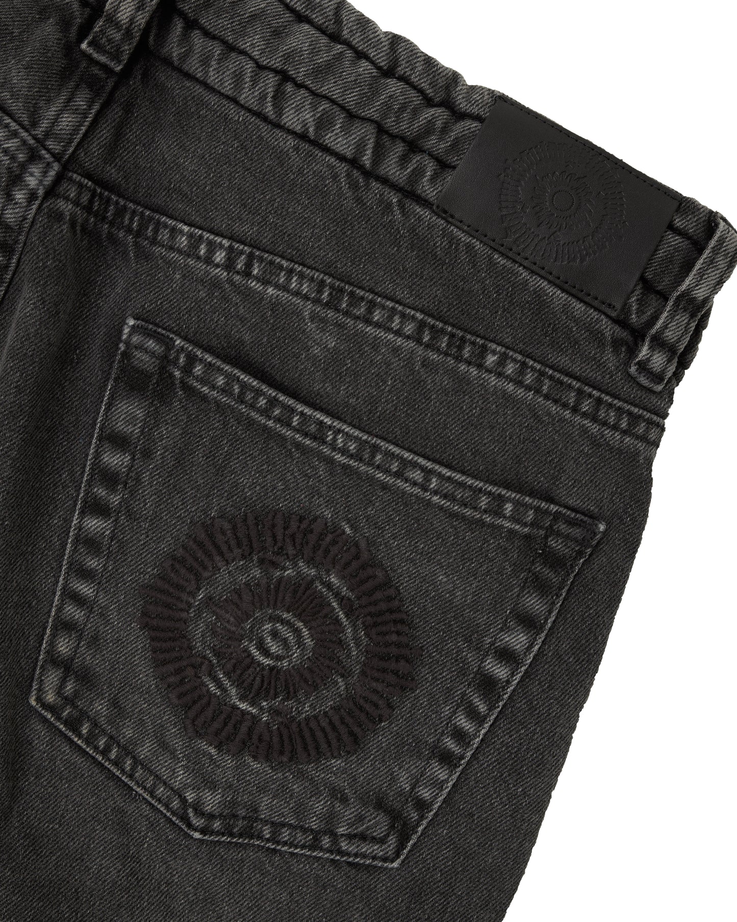 ADWOA PADDED DENIM FLARE