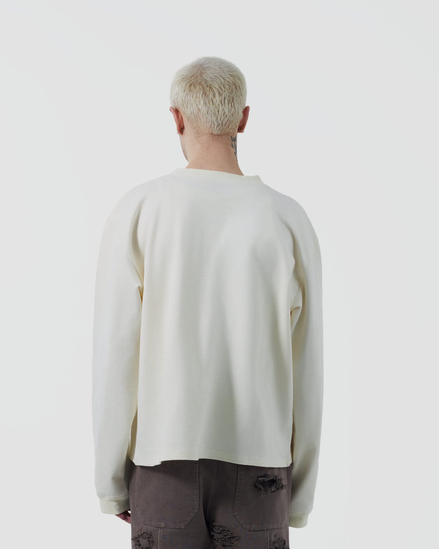 TONAL LONG SLEEVE CREAM