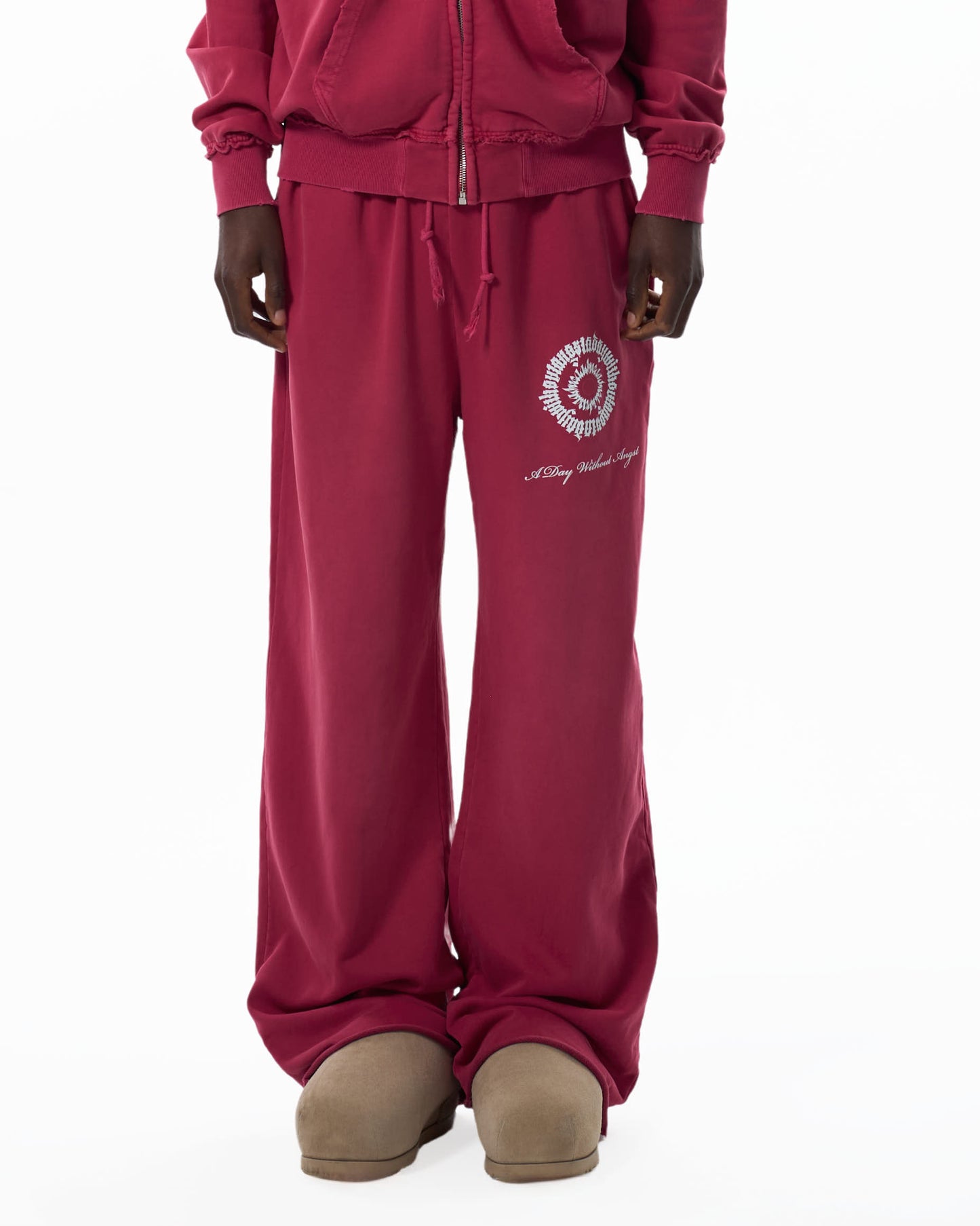 SUNFADED RED JOGGERS