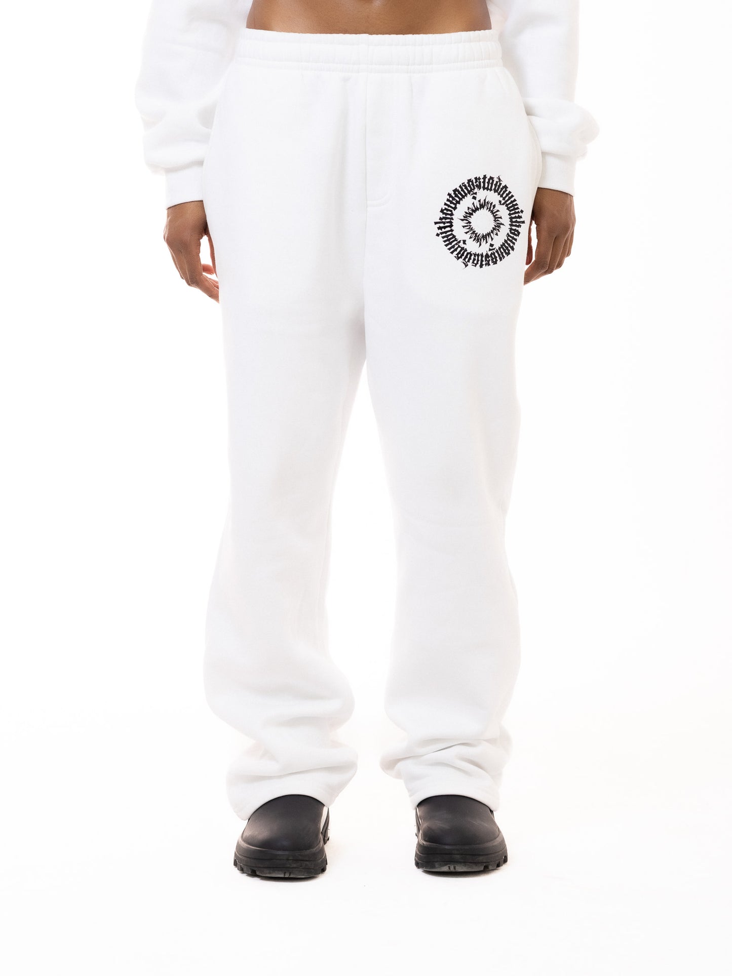 ADWOA PHILOSOPHY UNIFORM JOGGERS WHITE