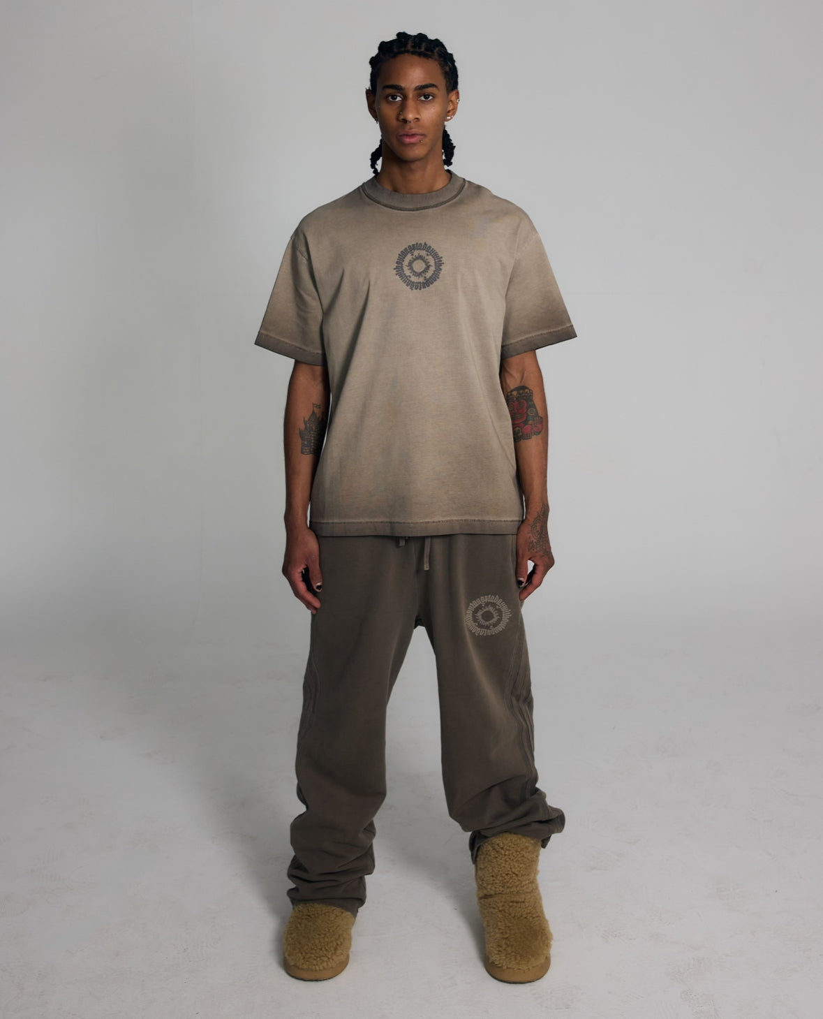 ADWOA SWAMP T SHIRT BROWN