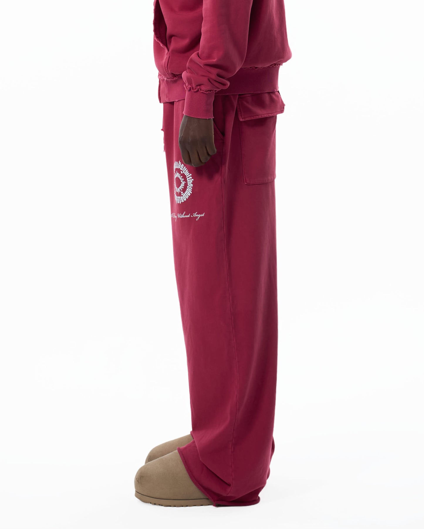 SUNFADED RED JOGGERS