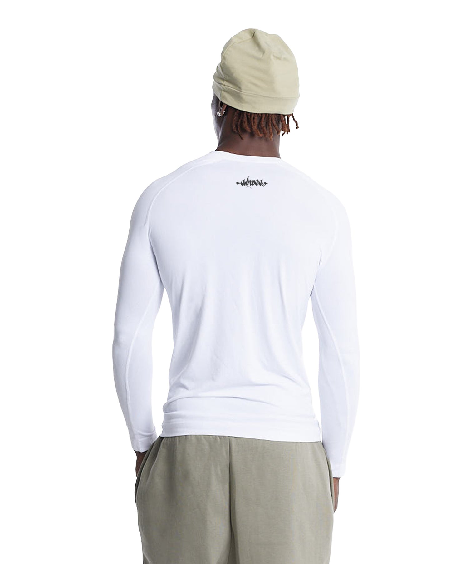 ADWOA CREST COMPRESSION LONG SLEEVE WHITE