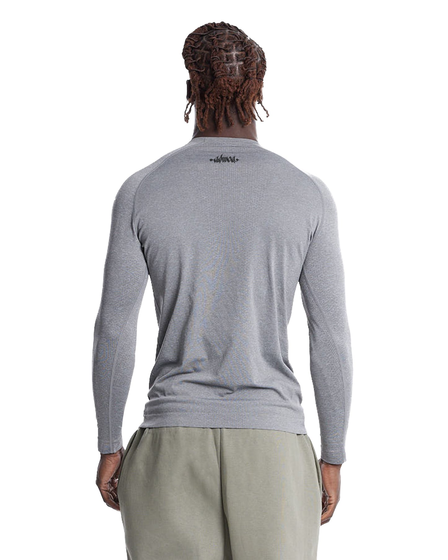 ADWOA CREST COMPRESSION LONG SLEEVE GREY