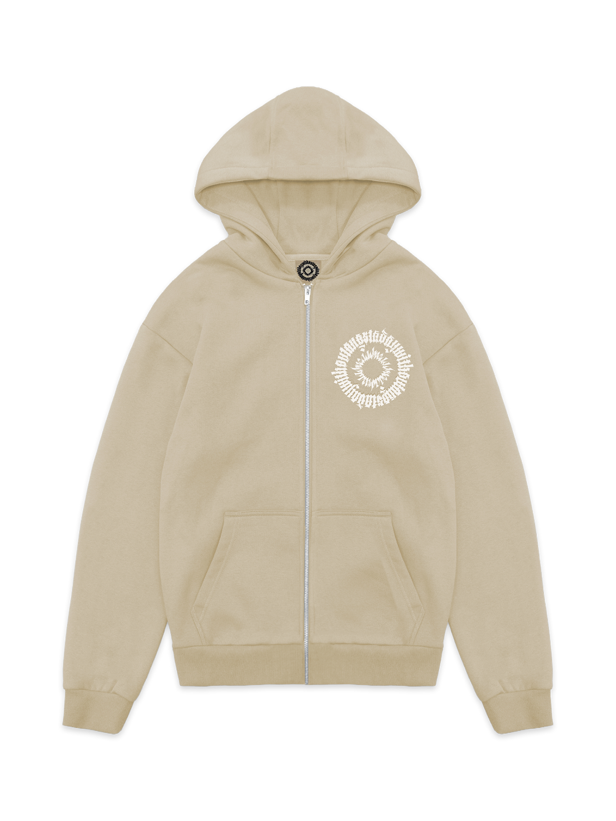 Philosophy Uniform Hoodie Tan front