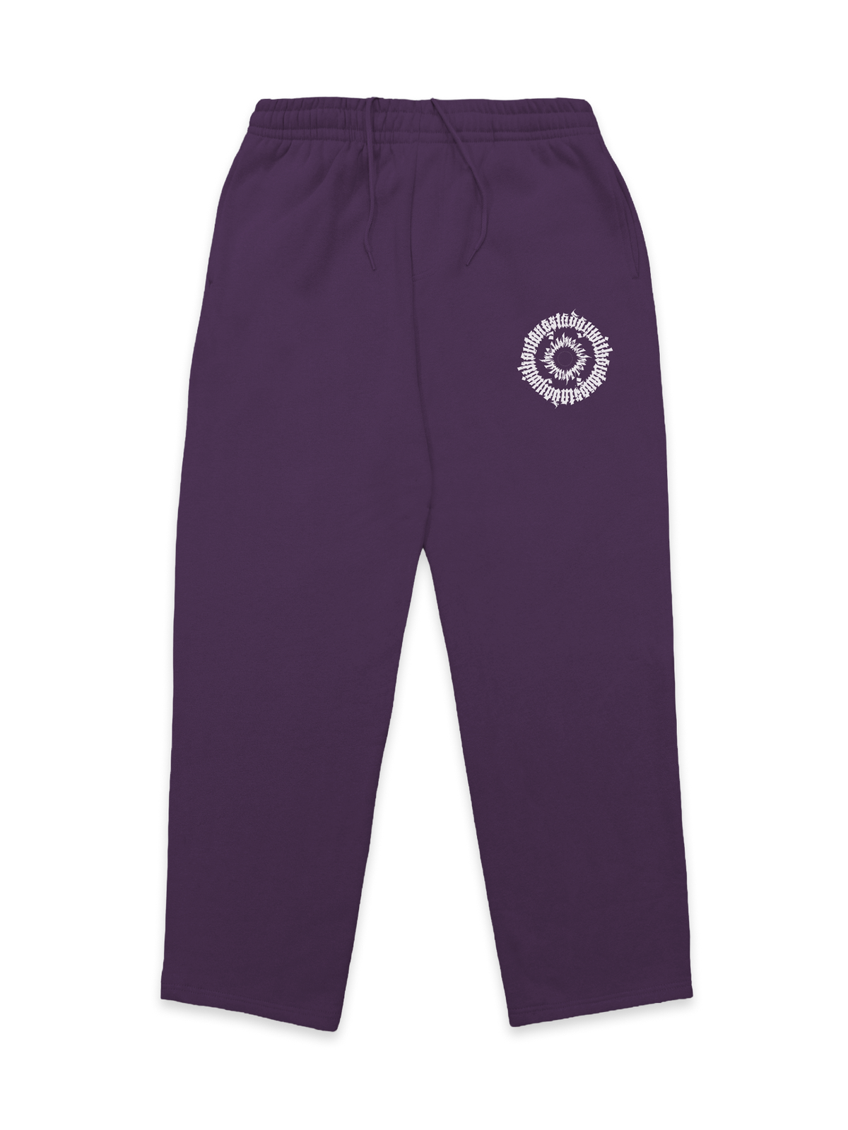 Philosophy Uniform Joggers Aubergine front