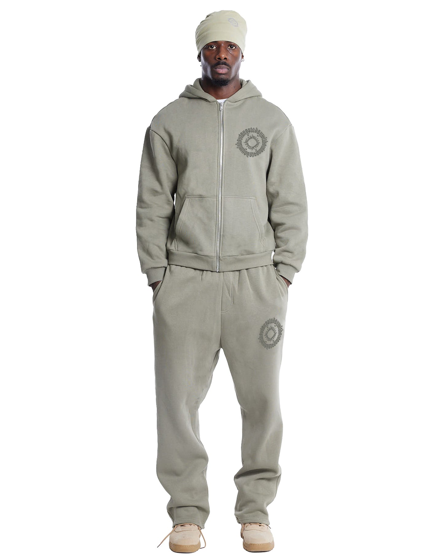 ADWOA PHILOSOPHY UNIFORM HOODIE KHAKI