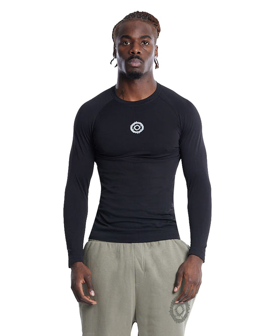 ADWOA CREST COMPRESSION LONG SLEEVE BLACK