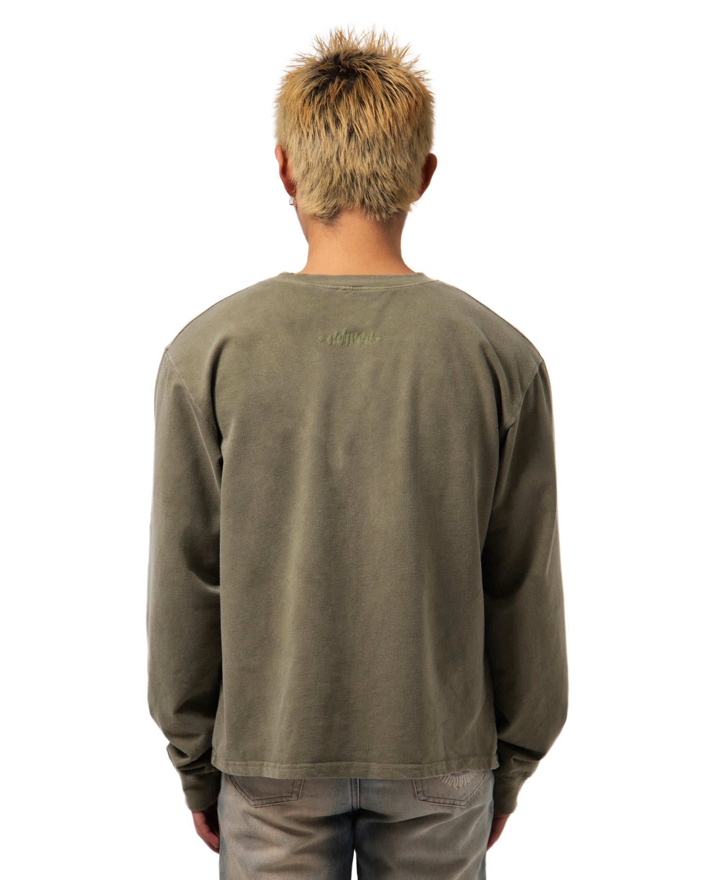 TONAL LONG SLEEVE KHAKI