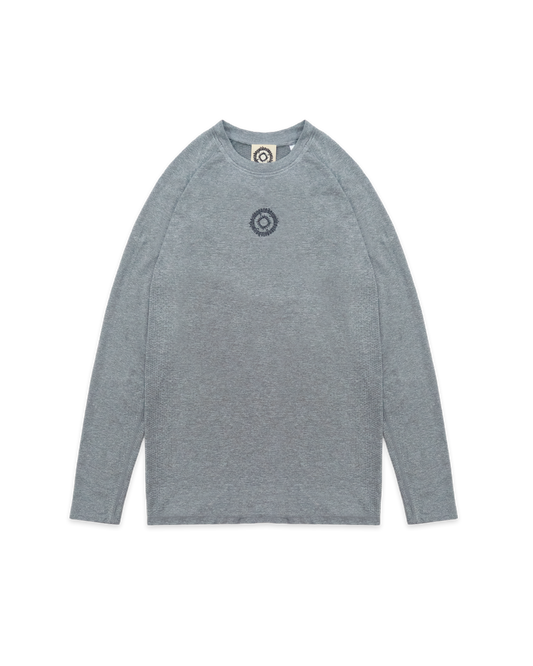 CREST COMPRESSION LONG SLEEVE GREY