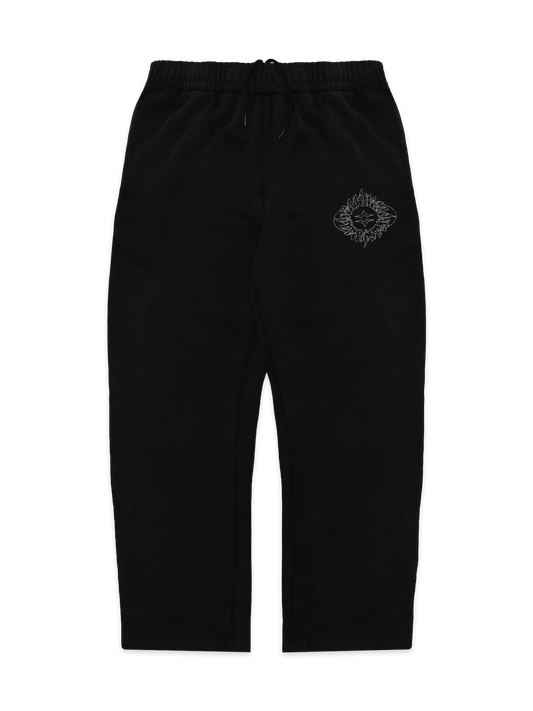 SPORT JOGGERS WASHED BLACK