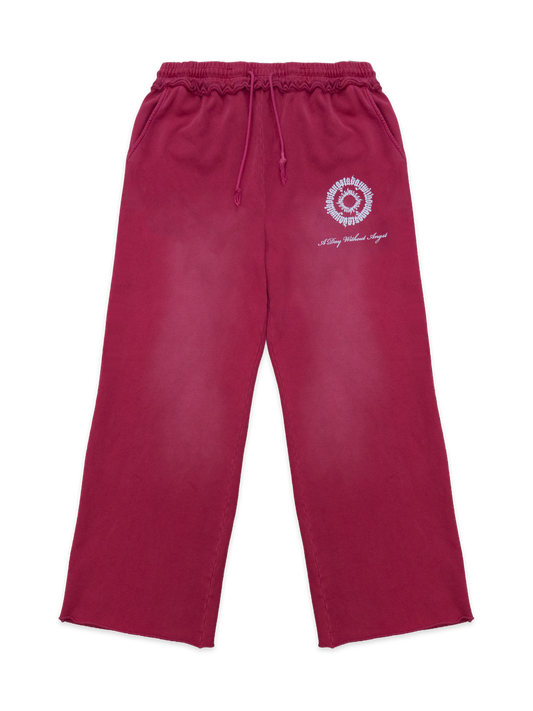 SUNFADED RED JOGGERS