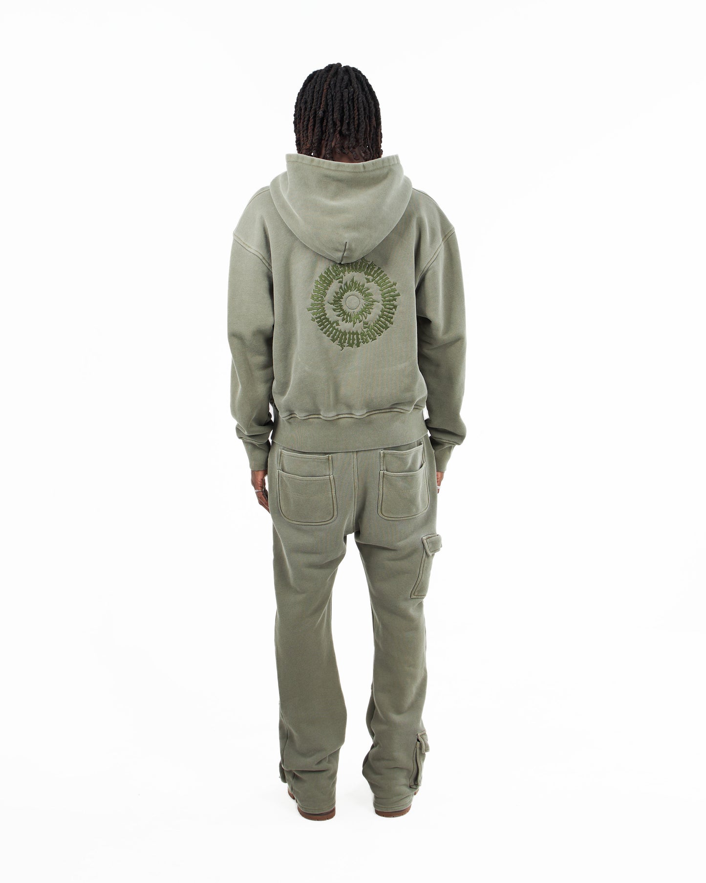 CREST ZIP UP KHAKI