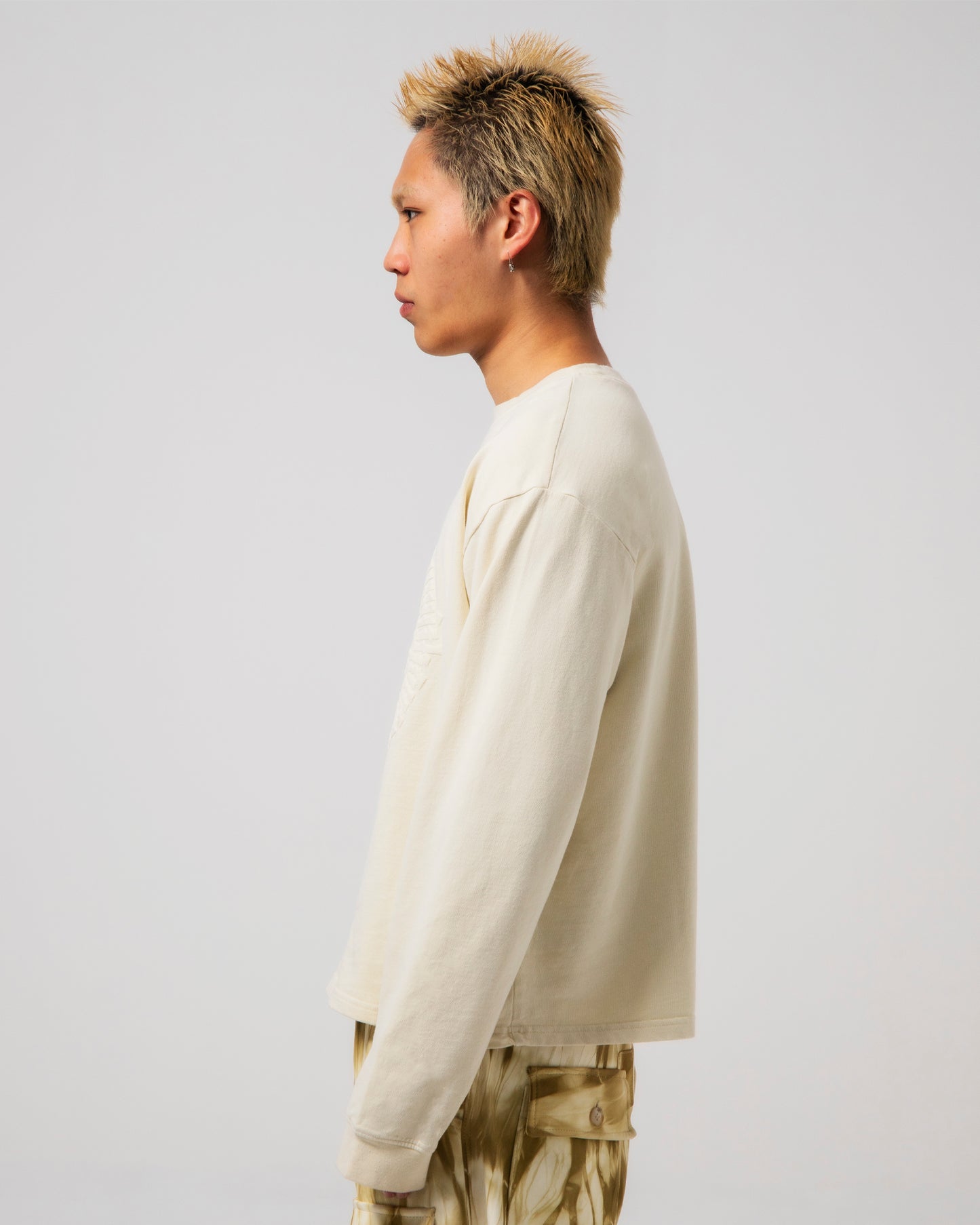 TONAL LONG SLEEVE CREAM