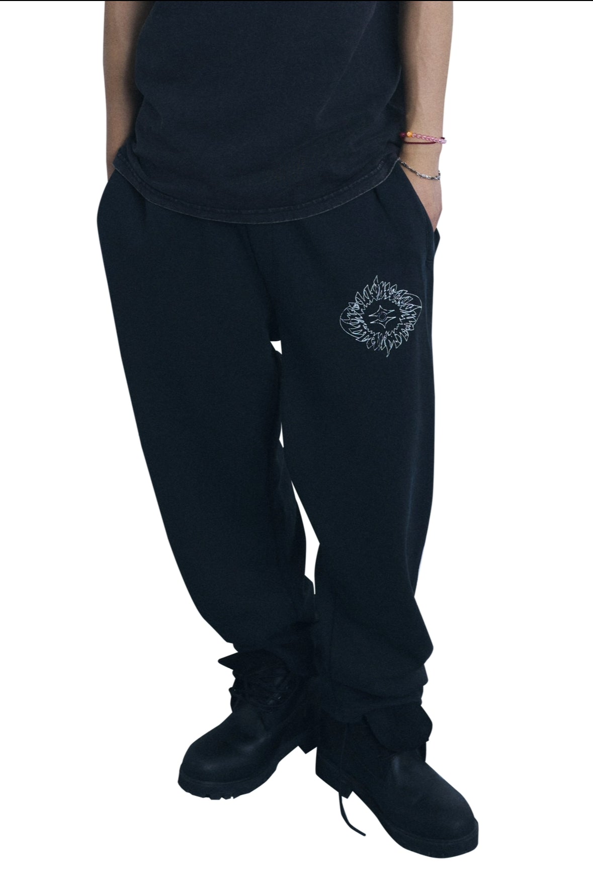 ADWOA SPORT JOGGERS WASHED BLACK