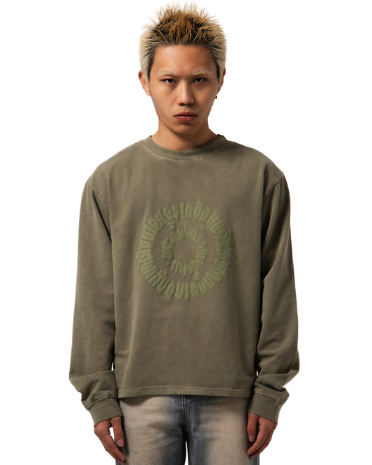 TONAL LONG SLEEVE KHAKI