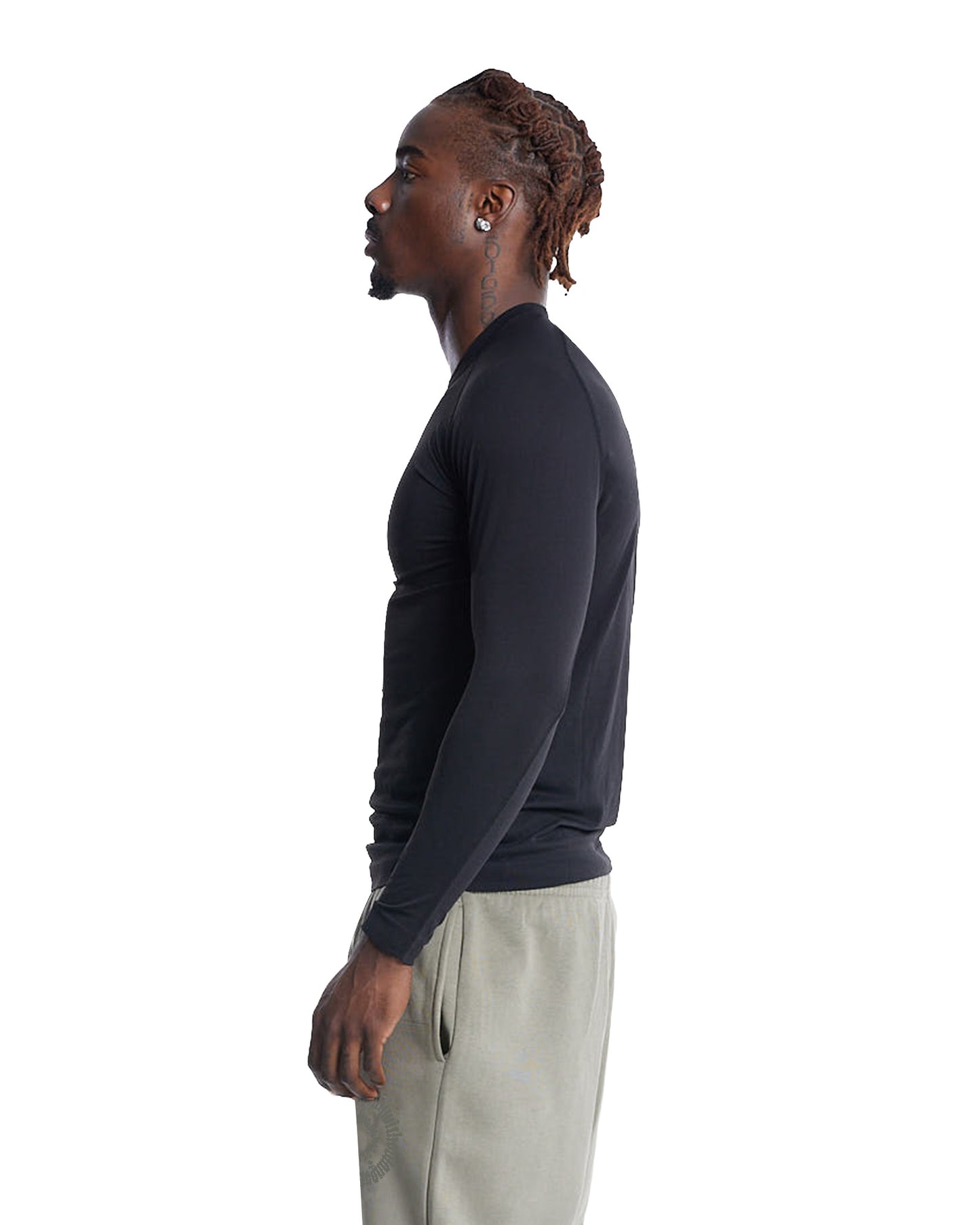 ADWOA CREST COMPRESSION LONG SLEEVE BLACK