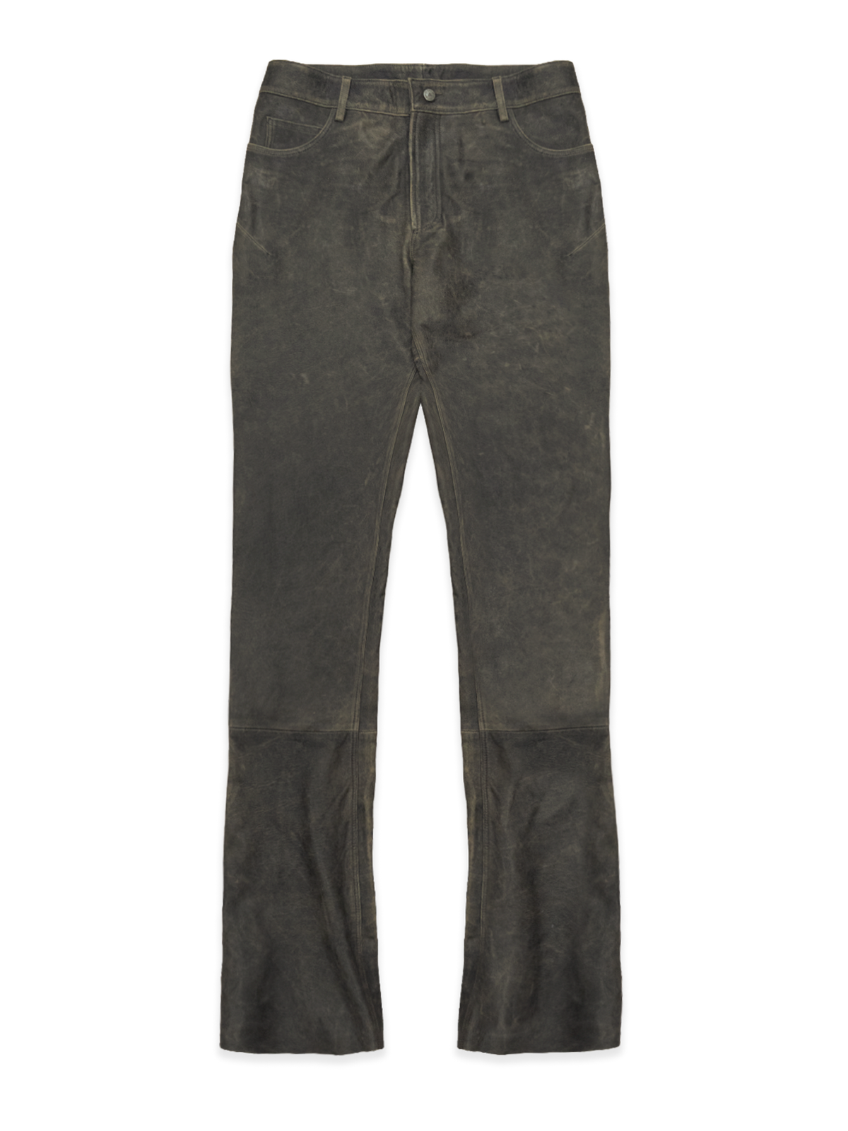 Brown Leather Pants — front