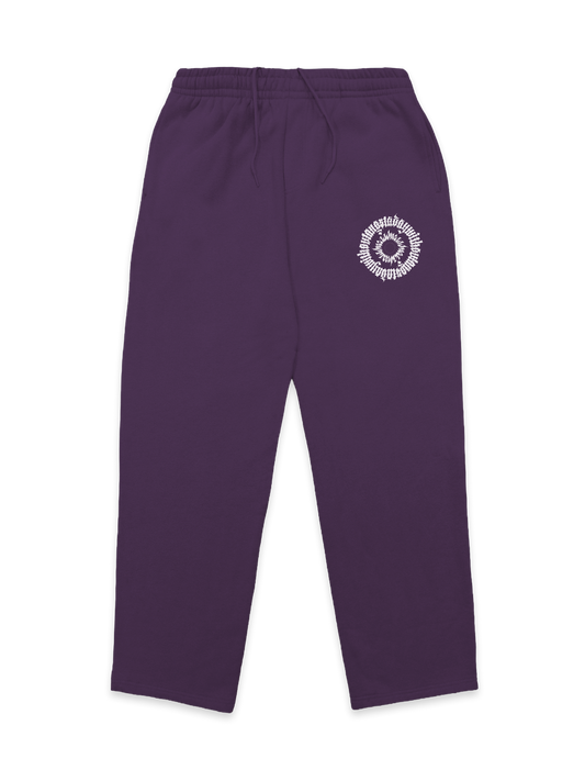 Philosophy Uniform Joggers Aubergine front